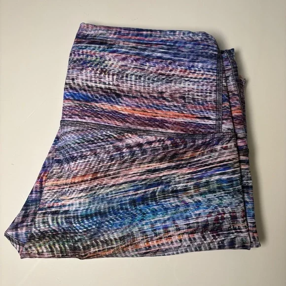 Lululemon Wunder Train High-Rise Tight 25" Digital Oasis White Multi Size - Picture 9 of 10